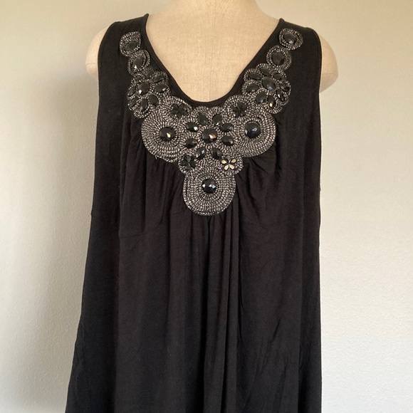 Lane Bryant, 18/20 tank jeweled EUC - Picture 1 of 5